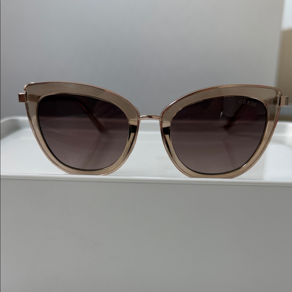 Guess Women's Gold Cat-Eye Sunglasses